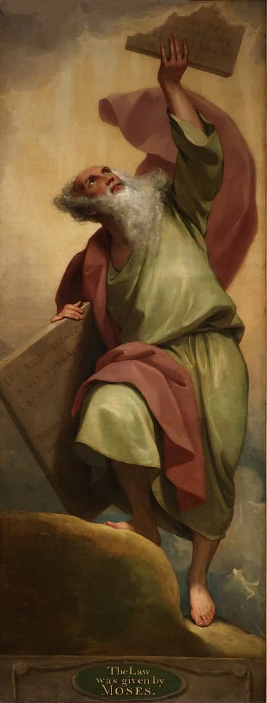 Mosè riceve le Tavole della Legge